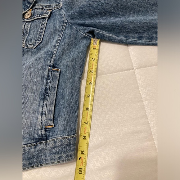 Elle crop denim jacket size medium - Picture 5 of 5